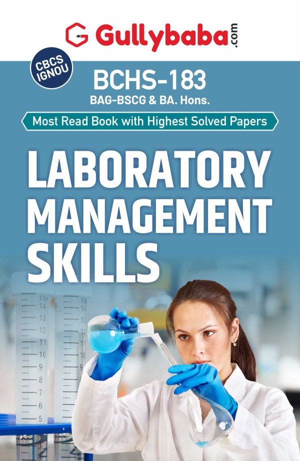 IGNOU BCHS-183 - Laboratory Management Skills, Latest CBCS Help Book Edition