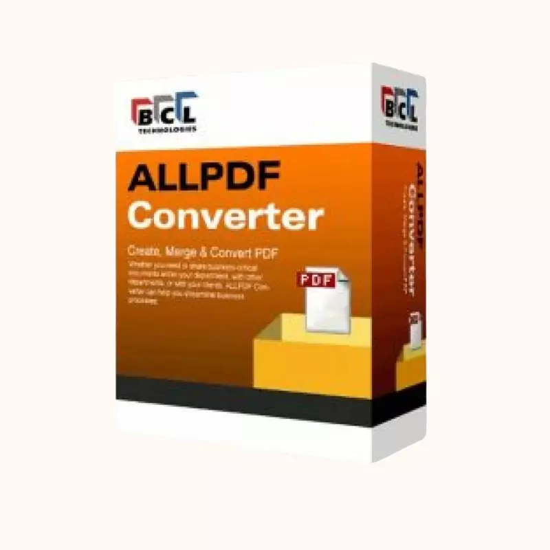 BCL AllPDF Converter Single user License key ESD