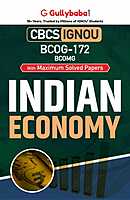 IGNOU BCOG-172 - Indian Economy, Latest CBCS Help Book Edition