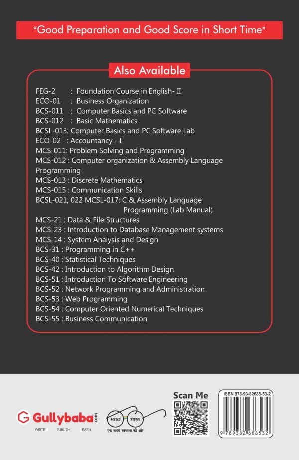 IGNOU BCS-40 - Statistical Techniques, Latest Help Book Edition
