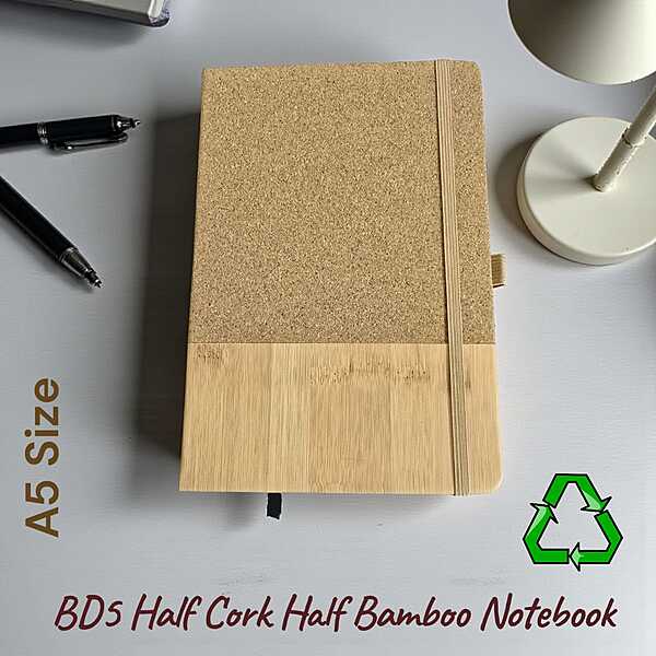 BD5 Cork Bamboo Notebook