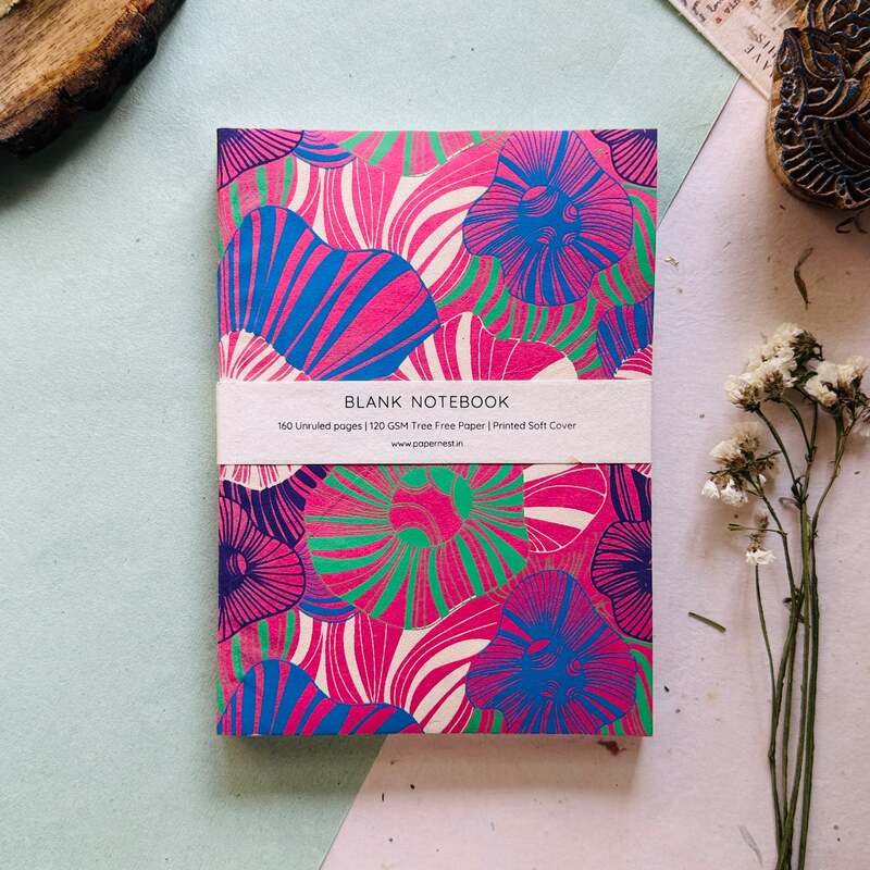 Handmade Journal | Sketchbook - Pink Horizon