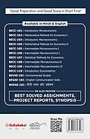 IGNOU BECC-108 - Intermediate Microeconomics-II, Latest CBCS Help Book Edition