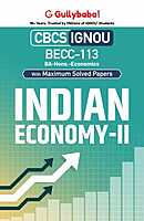 IGNOU BECC-113 - Indian Economy-II, Latest CBCS Help Book Edition