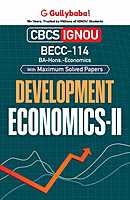 IGNOU BECC-114 - Development Economics-II, Latest CBCS Help Book Edition