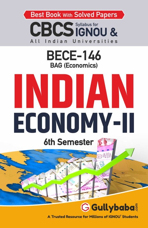 IGNOU BECE-146 - Indian Economy – II, Latest CBCS Help Book Edition