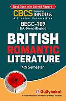 IGNOU BEGC-109 - British Romantic Literature, Latest CBCS Help Book Edition