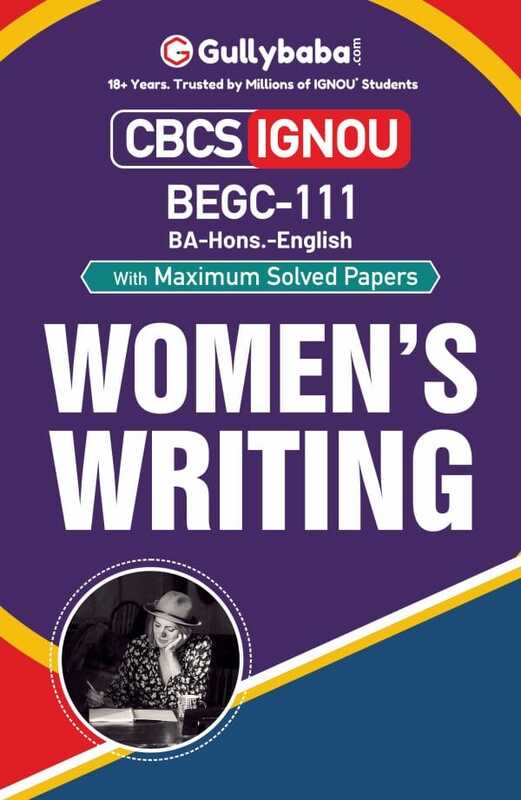 IGNOU BEGC-111 - Women's Writing, Latest CBCS Help Book Edition