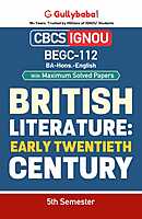 IGNOU BEGC-112 - British Literature: The Early 20th Century, Latest CBCS Help Book Edition