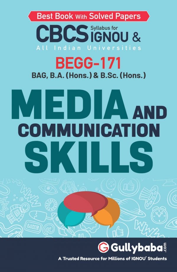IGNOU BEGG-171 - Media and Communication Skills, Latest CBCS Help Book Edition