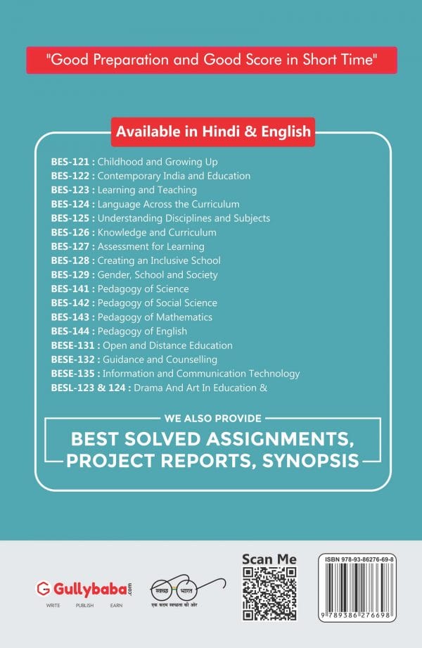 IGNOU BES-144 - Pedagogy of English, Latest Help Book Edition