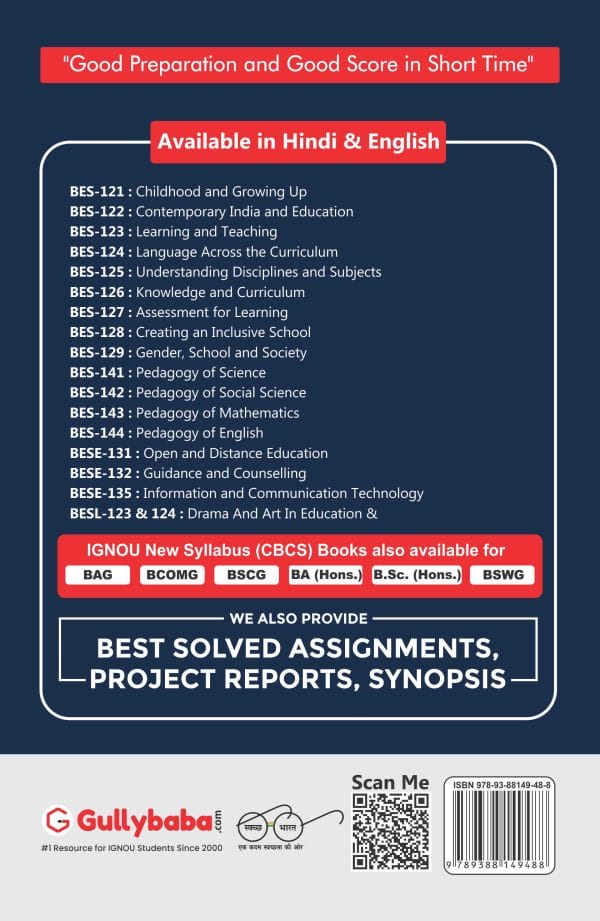 IGNOU BESE-131 - Open and Distance Education, Latest Help Book Edition