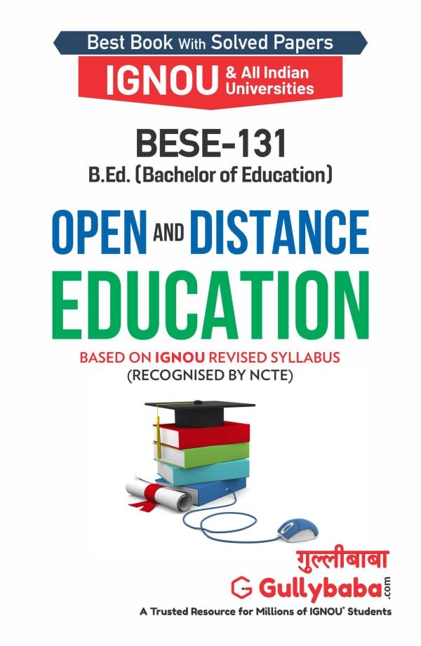 IGNOU BESE-131 - Open and Distance Education, Latest Help Book Edition