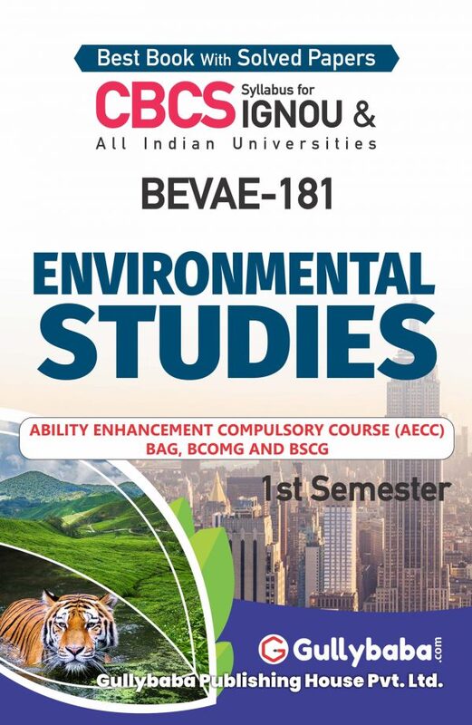 IGNOU BEVAE-181 - Environmental Studies, Latest CBCS Help Book Edition