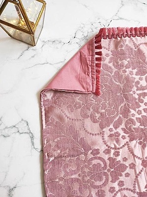 Firdaūs Mauve Luxury Prayer Mat - Personalized