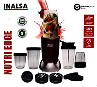 BG Inalsa Nutri Edge 5J Red Metallic, Metallic Silver