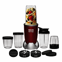 BG Inalsa Nutri Edge 5J Red Metallic, Metallic Silver