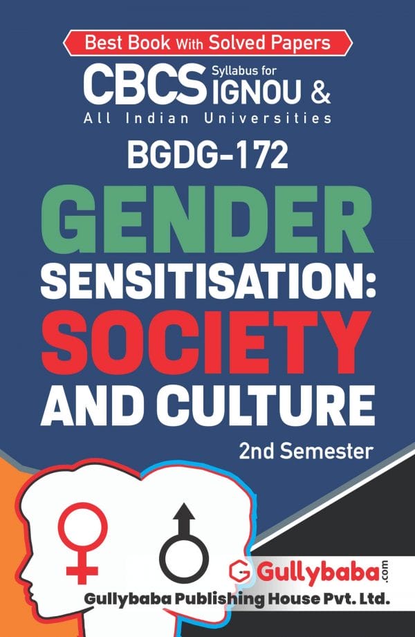 IGNOU BGDG-172 - Gender Sensitization: Society and Culture, Latest CBCS Help Book Edition