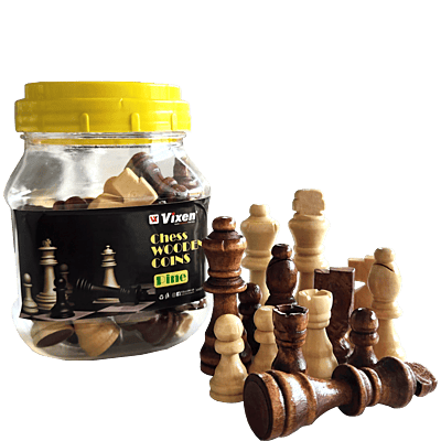 CHESS MEN WOODEN PREMIUM BIG