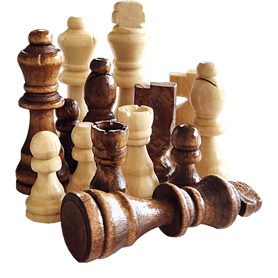 CHESS MEN WOODEN PREMIUM BIG