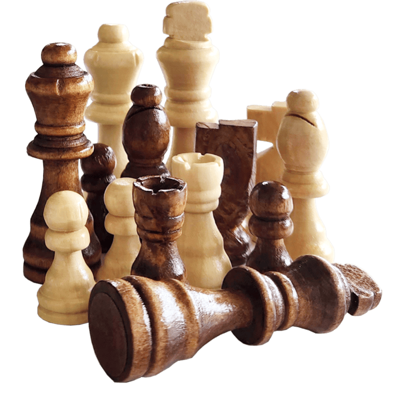 CHESS MEN WOODEN PREMIUM BIG