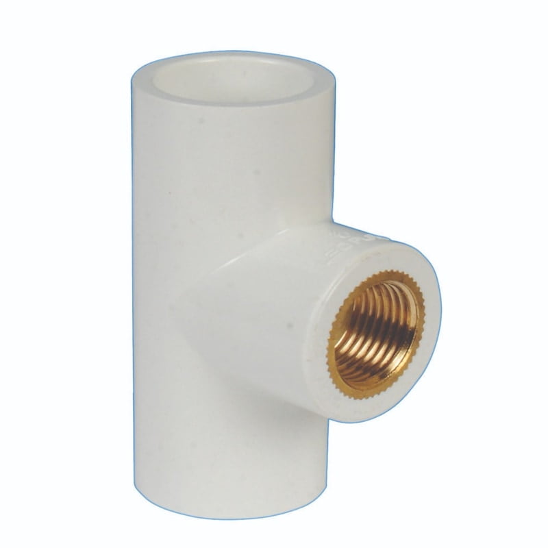 uPVC Pipes (Brass Tee)