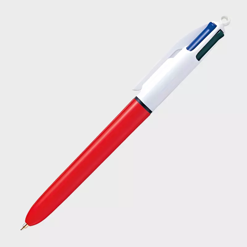 BIC 4-Color Ballpoint Pen 0.7mm Red