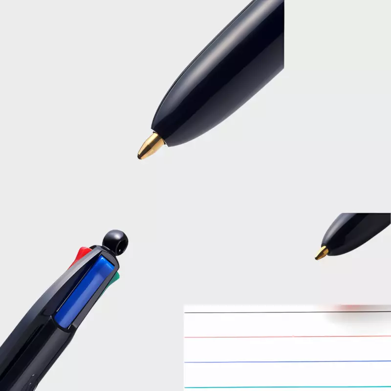 BIC 4-Color Ballpoint Pen Pro 1.0mm Black