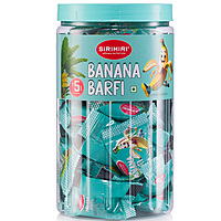 Banana Barfi sweets jar - 50 pieces, 10g each, Rs 5 per piece - Traditional Indian mithai