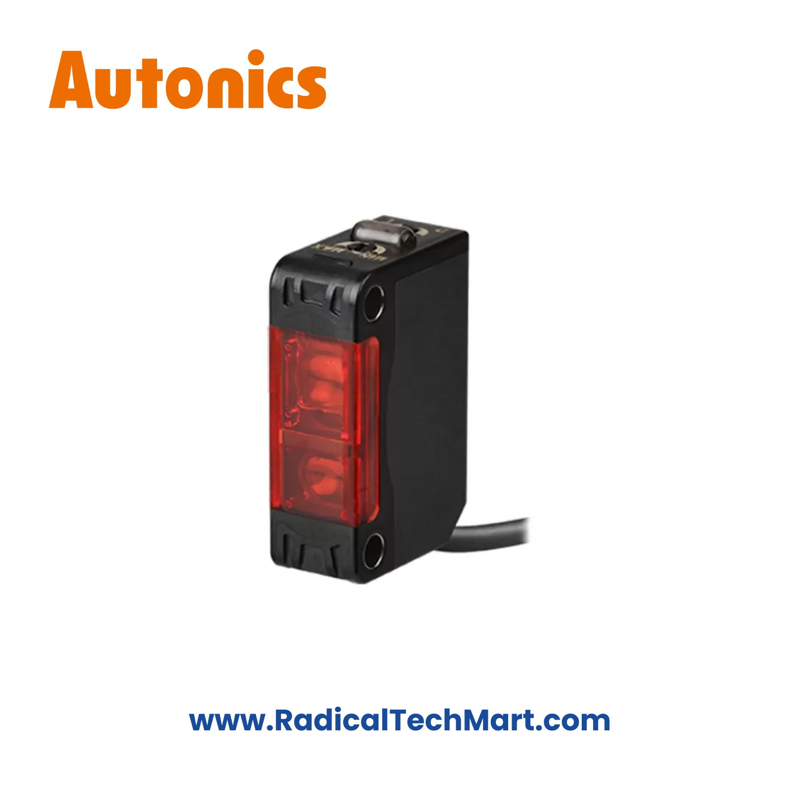 Autonics BJP100-BDT-P Photoelectric Sensor with Cable and Mounting Bracket