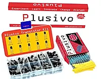 Plusivo BJT Transistors Assortment Kit with Bonus Resistor Pack