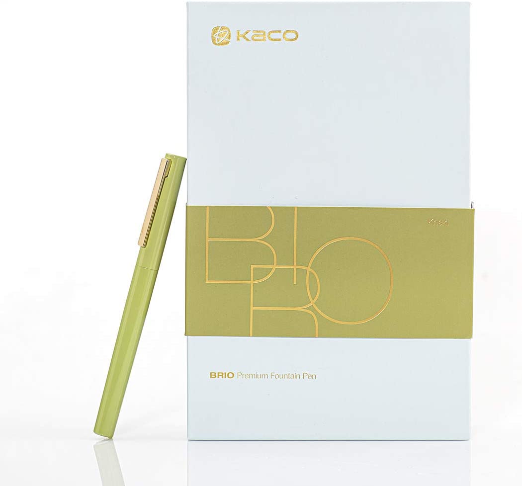 Kaco Brio Fountain Pen Set Khakhi