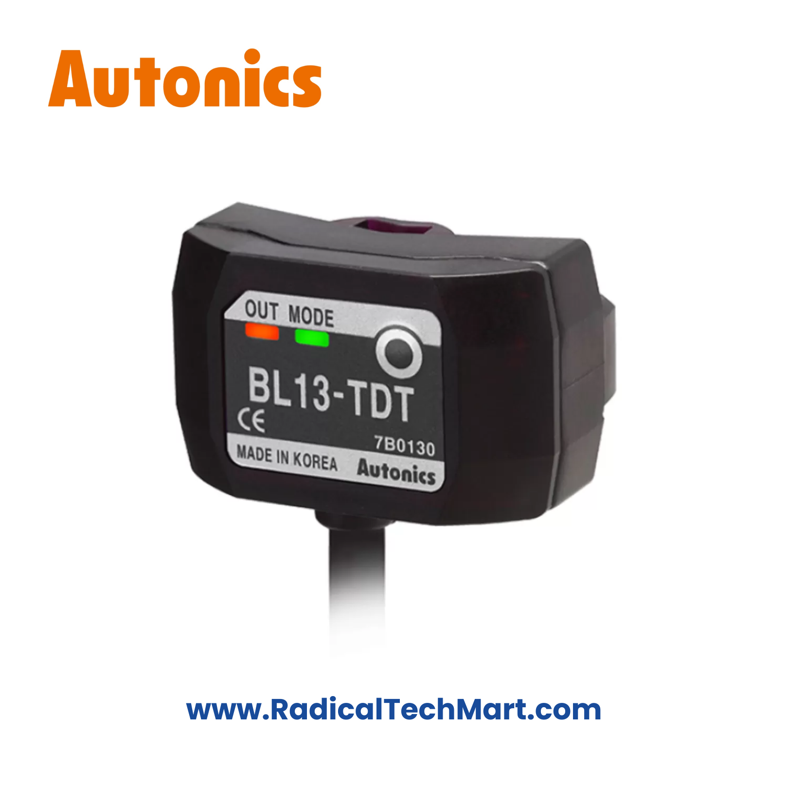 Autonics BL13-TDT Through-Beam Photoelectric Sensor – 10m Range, NPN Output