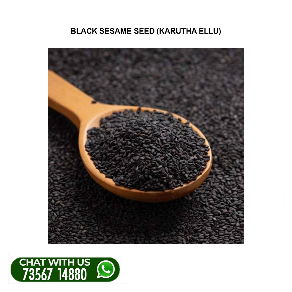 BLACK SESAME SEED (KARUTHA ELLU) 100GRM BLACK SESAME SEED (KARUTHA ELLU) 100GRM