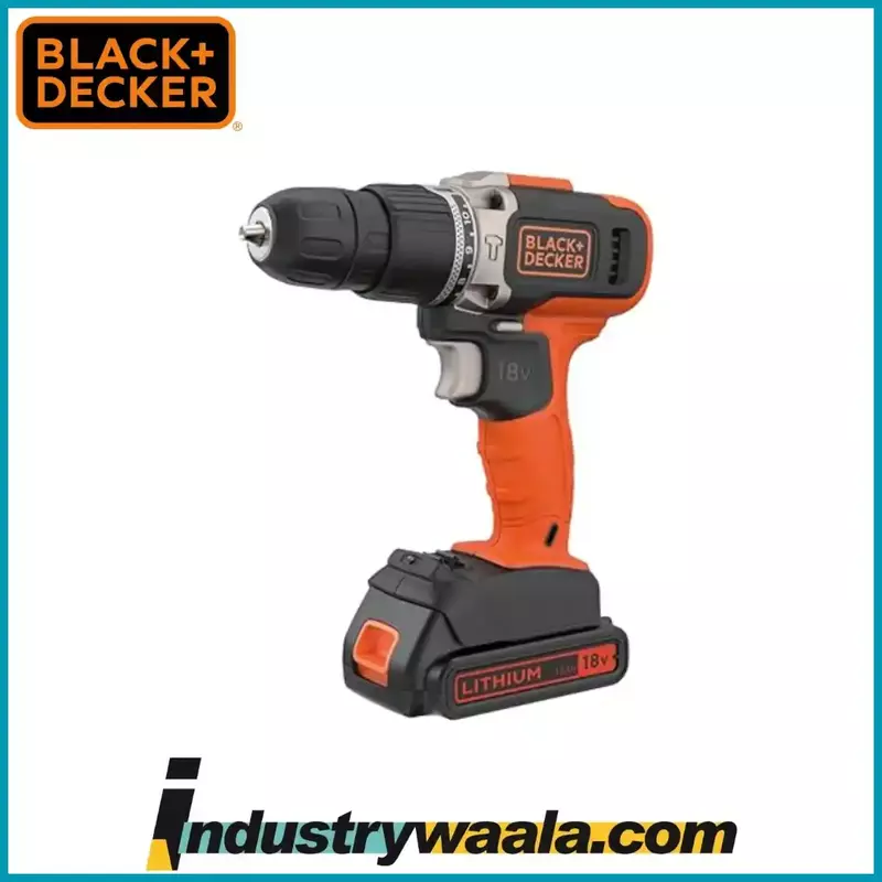 BLACK+DECKER BCD001C1-QW Hammer Drill (10 mm Chuck Size, 500 W)