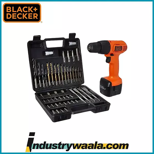 BLACK+DECKER CD961K50-IN Cordless Drill  (10 mm Chuck Size, 450 W)