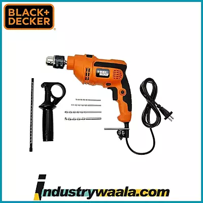 BLACK & DECKER Impact KR554RE-IN Pistol Grip Drill (13 mm Chuck Size, 550 W)