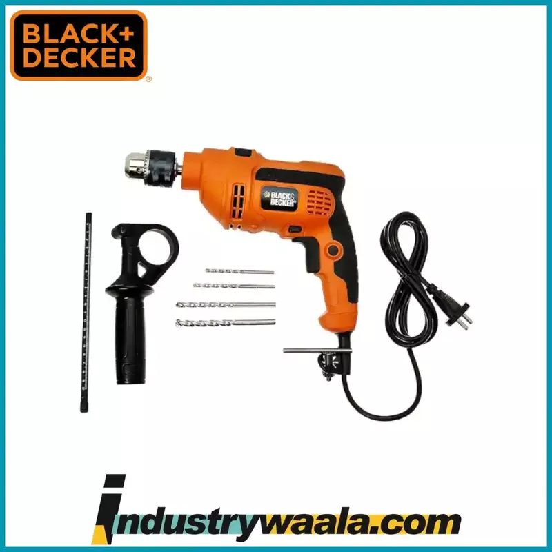 BLACK & DECKER Impact KR554RE-IN Pistol Grip Drill (13 mm Chuck Size, 550 W)