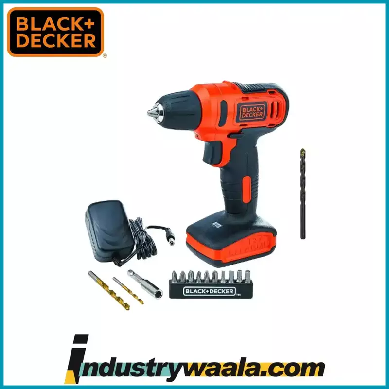 BLACK+DECKER LD12SP-IN Pistol Grip Drill (10 mm Chuck Size)