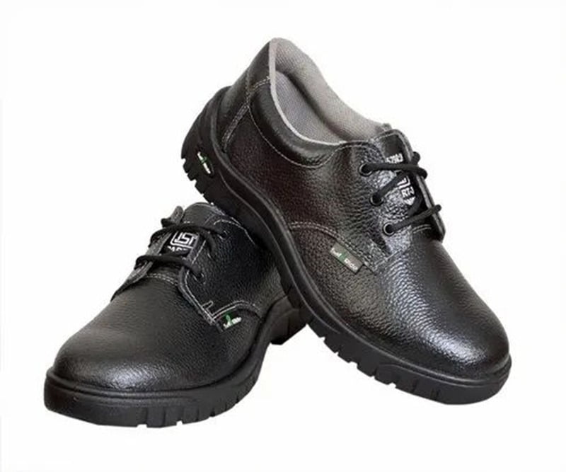 Safe Ride Pvc Leather Safety Shoes