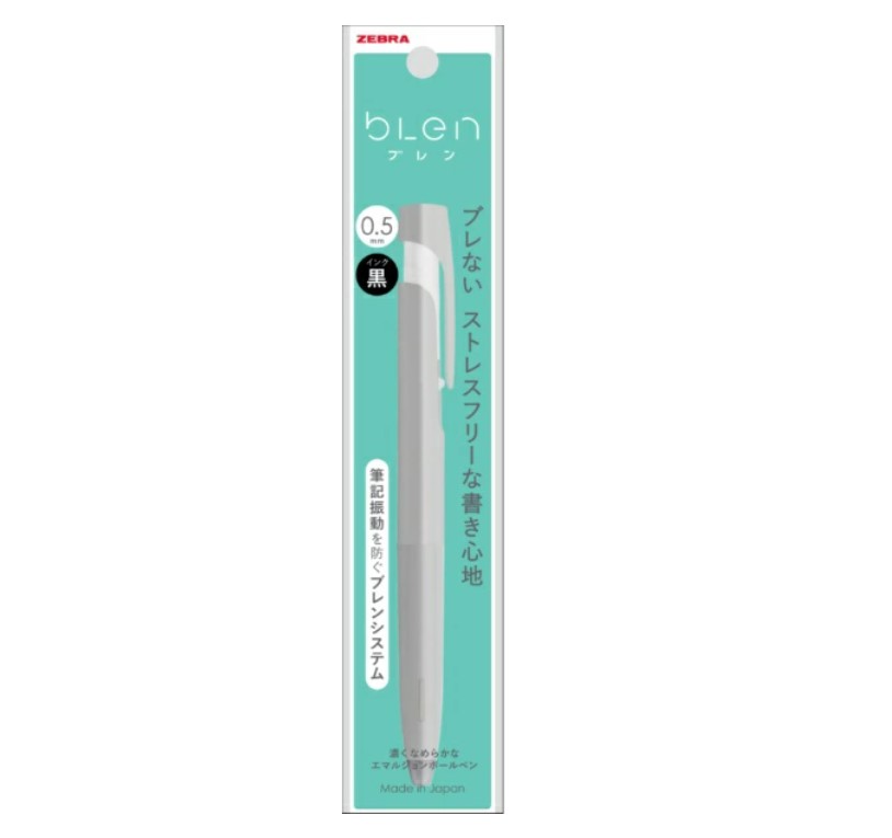 Zebra Blen Ballpoint Pen 0.5 Gray