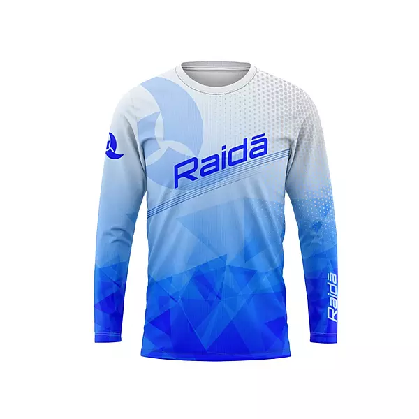 RAIDA TRAIL CRAFT MTB FULL SLEEVE JERSEY BLUE