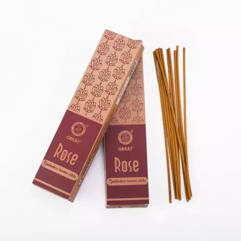 Orkay ROSE Bambooless Incense Sticks (100g)