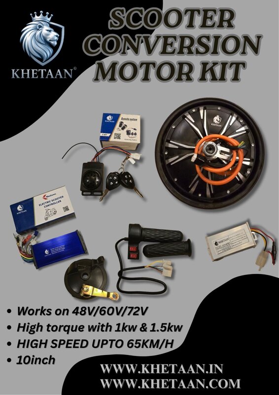E scooter 10inch 1000w conversion kit