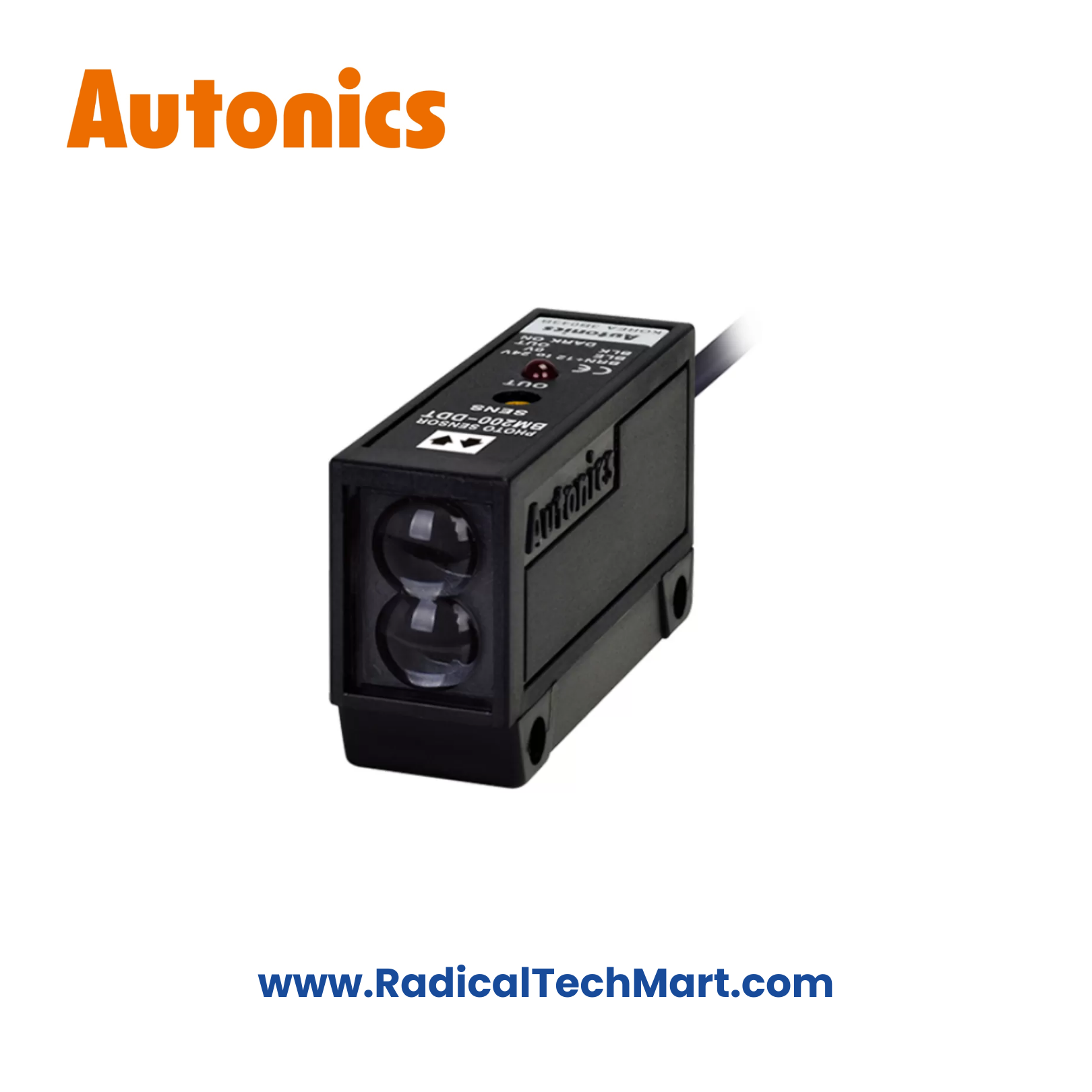 Autonics BM200-DDT Photoelectric Sensor with Bracket and Accessories