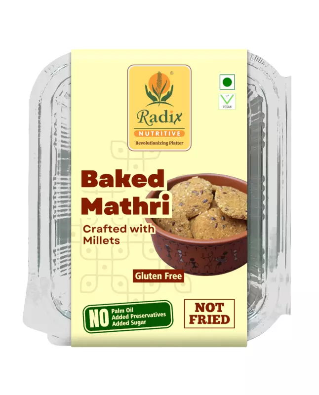 Baked Mathri - 200 g | Baked, Not Fried | No Palm Oil