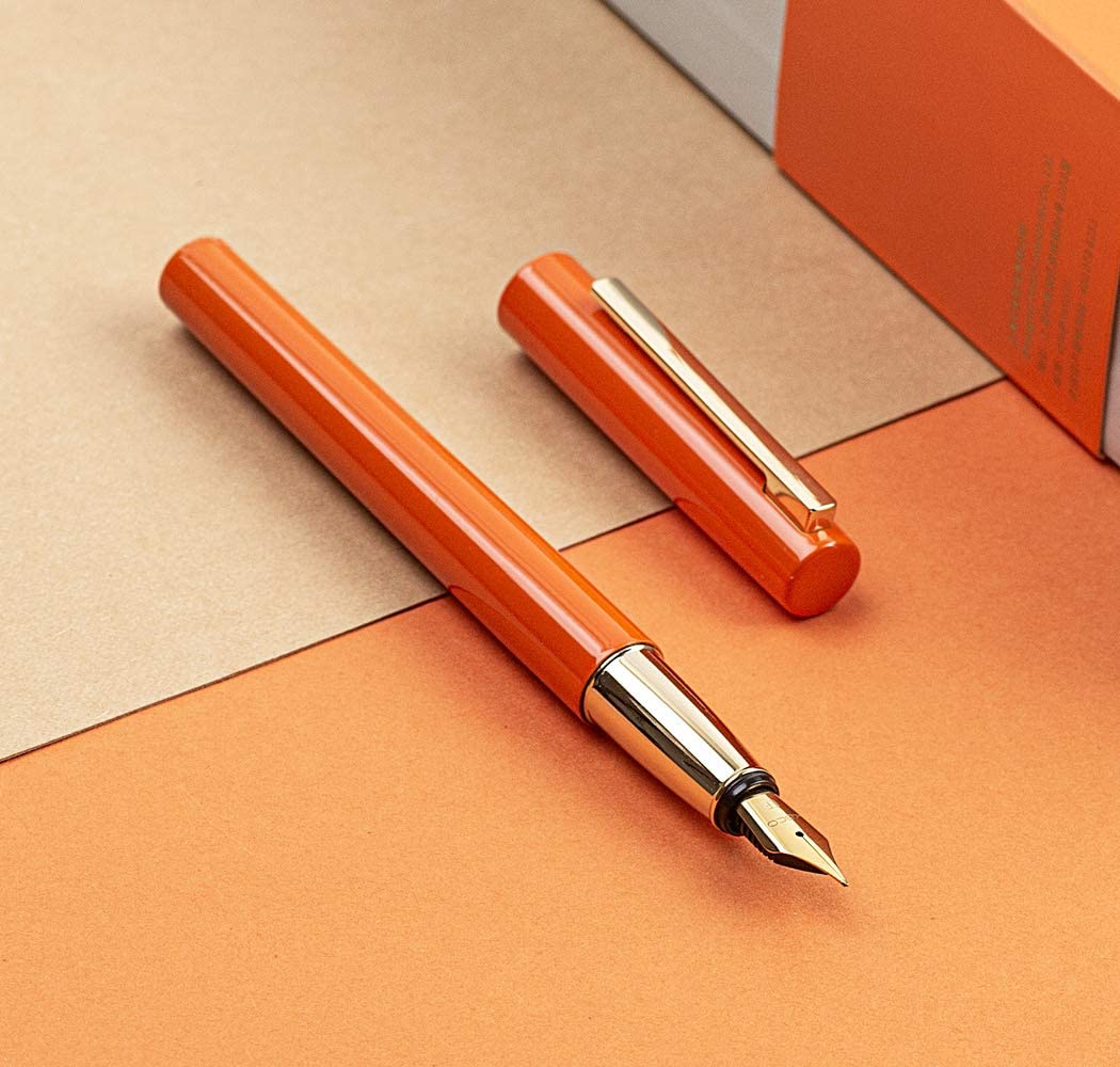 Kaco Brio Fountain Pen Set Orange