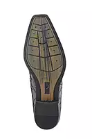 Men’s  Patent Croc-Pattern Chelsea Boots