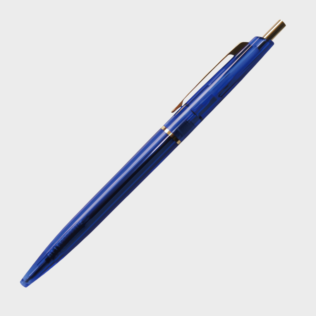 Anterique | Ballpoint Pen | 0.5mm | Black Ink | Clear | BP1-CRB