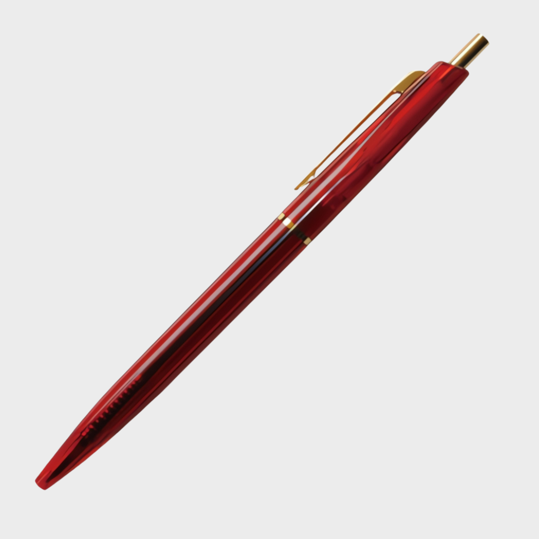 Anterique | Ballpoint Pen | 0.5mm | Black Ink | Clear | BP1-CRR